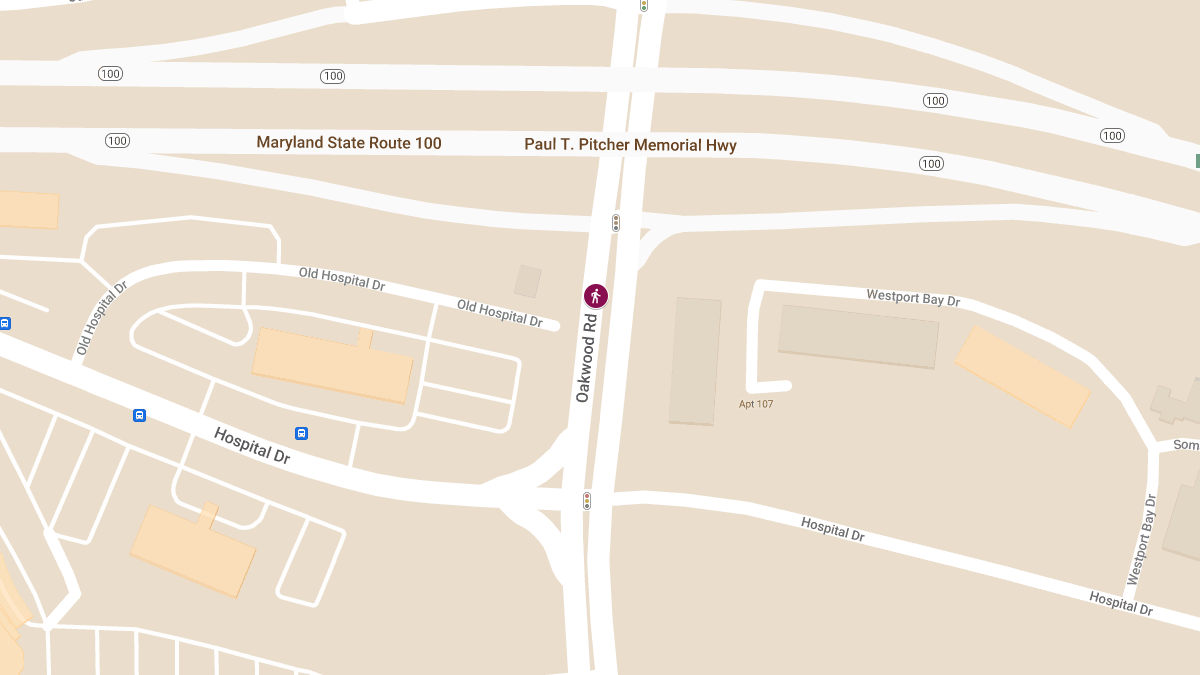 Pedestrian Injured in Crash on Oakwood Onramp from WB RT-100