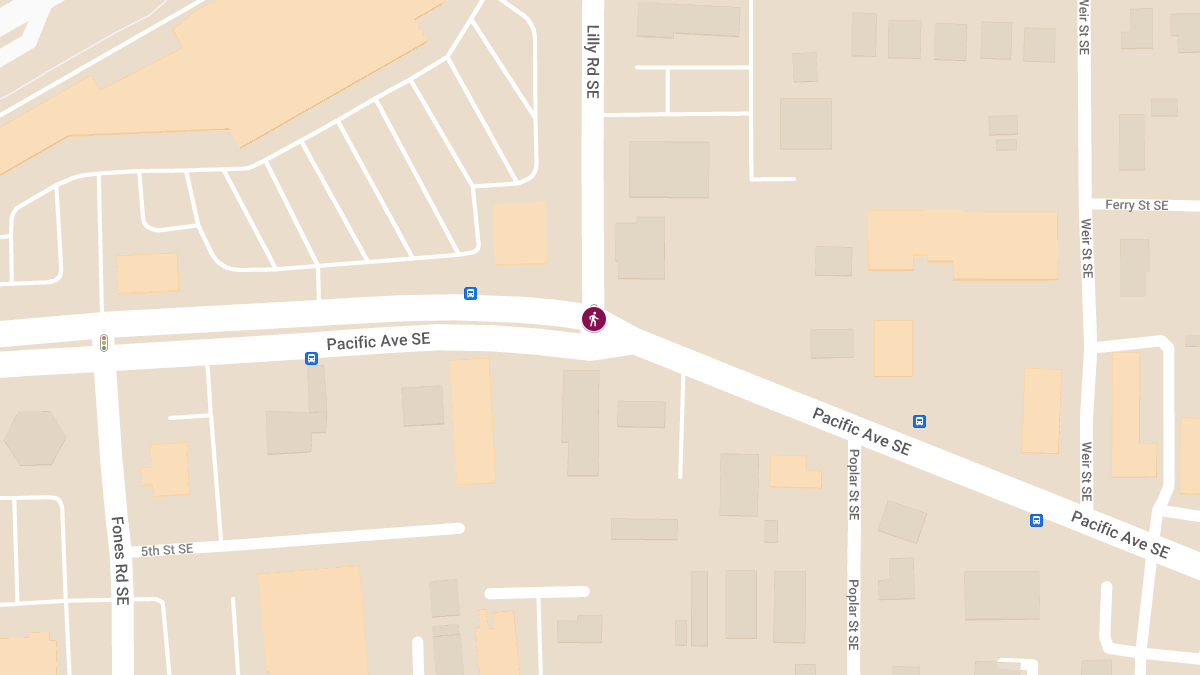 Pedestrian Injured in Hit-and-Run Collision at Pacific Ave SE & Lilly Rd SE