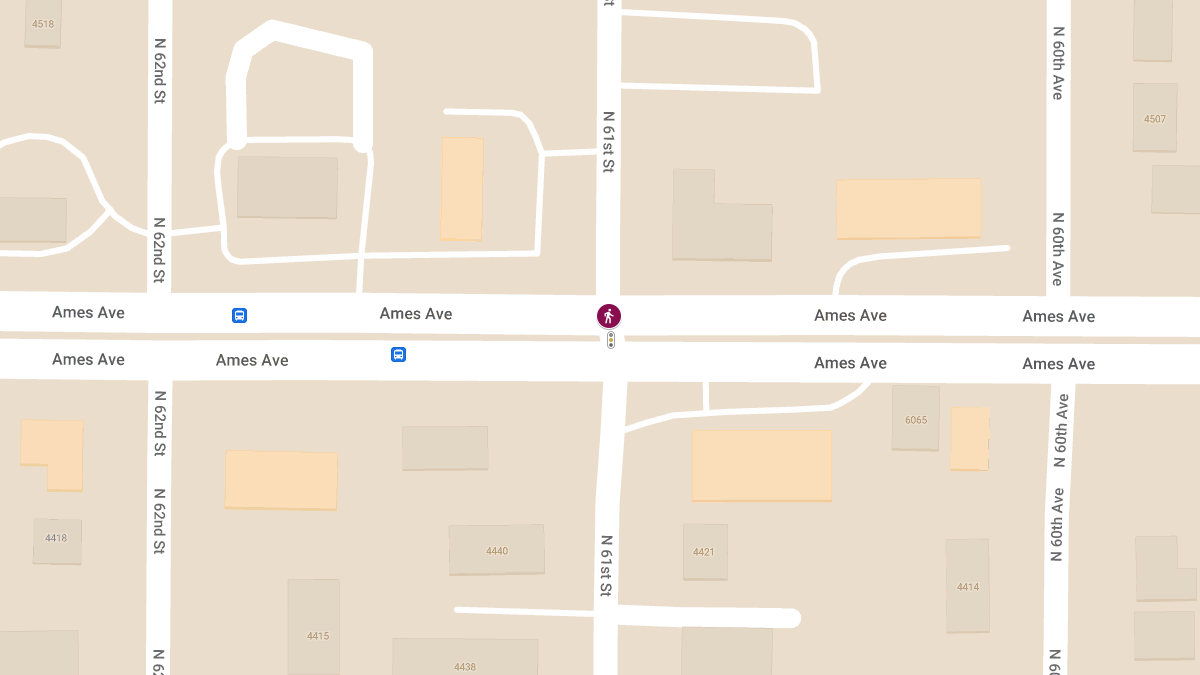 Pedestrian Injured in Vehicle Collision at 61st and Ames Ave