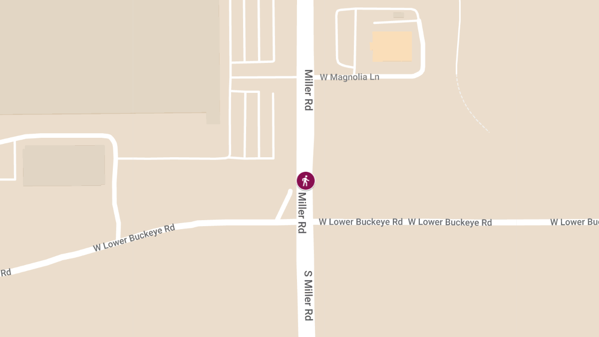 Pedestrian-Involved Accident on Miller Rd Near Lower Buckeye Rd