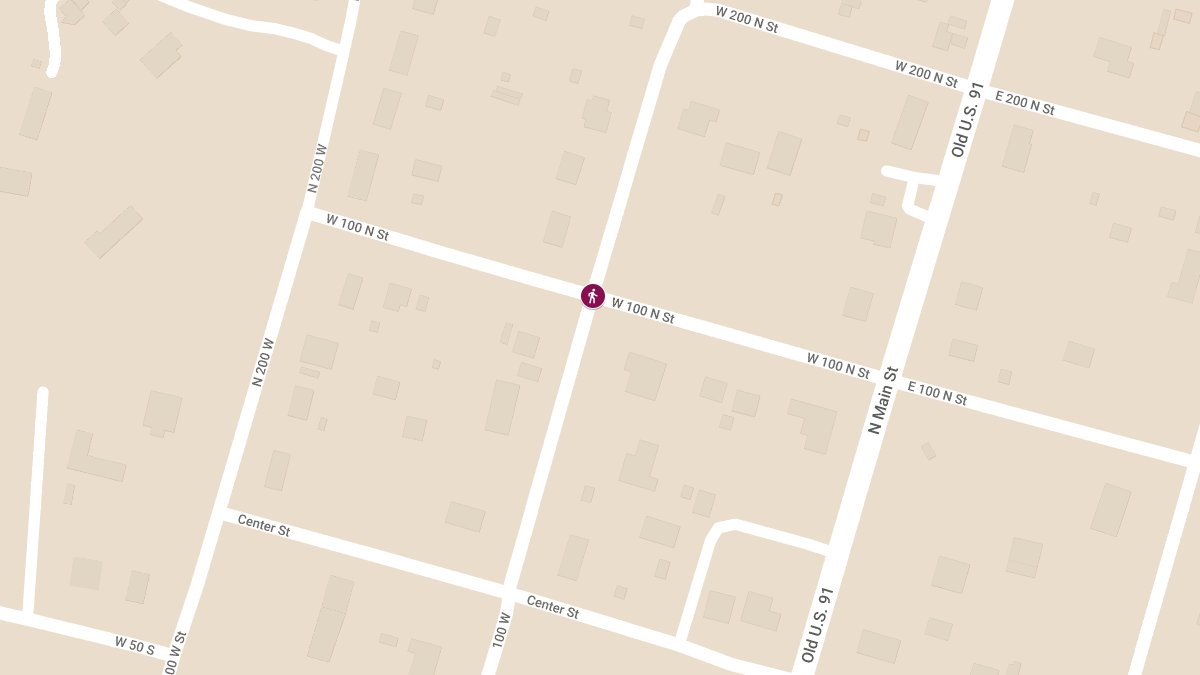 Pedestrian Killed in Accident at 100 N & 100 W