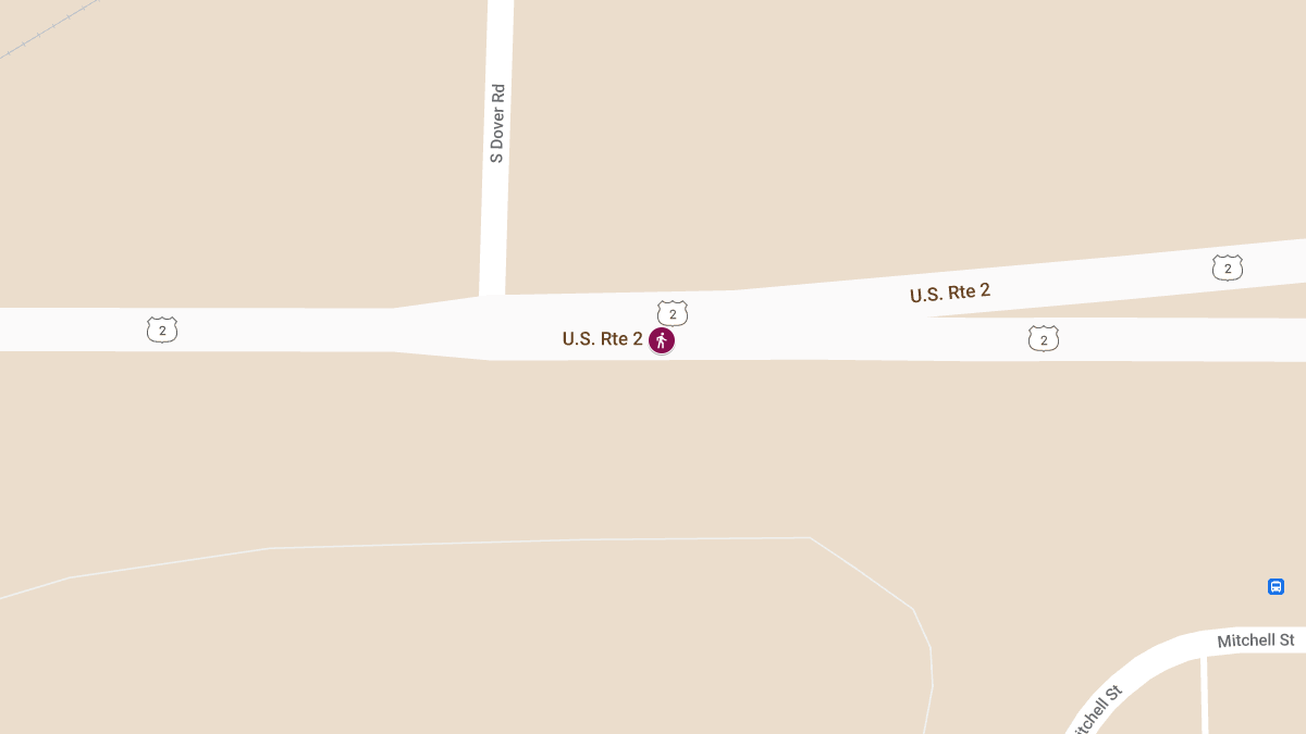 Pedestrian Killed in Crash on State Rte 2 Near Dover Rd