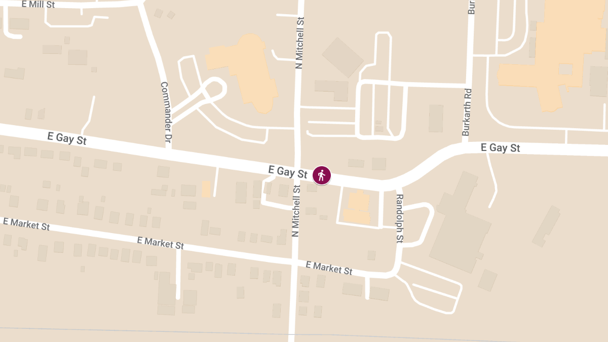 Pedestrian Seriously Injured in Crash on N Mitchell St near E Gay St