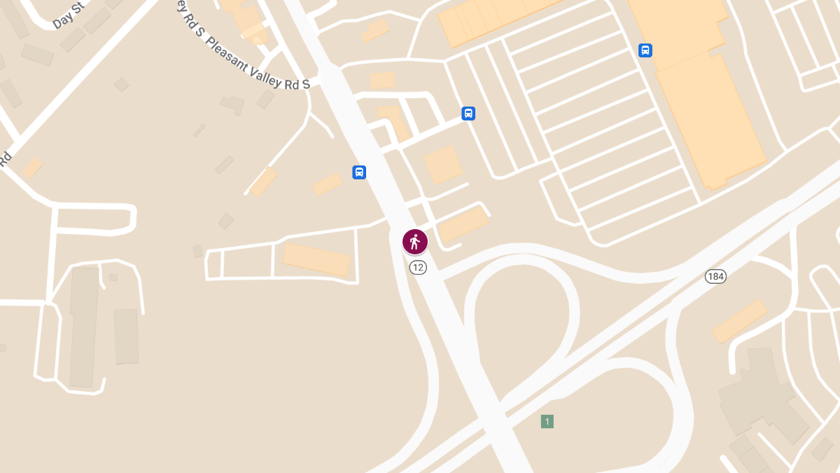 Pedestrian Struck and Injured on RT 12 Near Super 8 Hotel