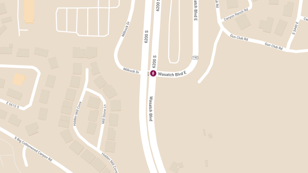 Pedestrian Struck and Killed at Wasatch Blvd & 6200 S