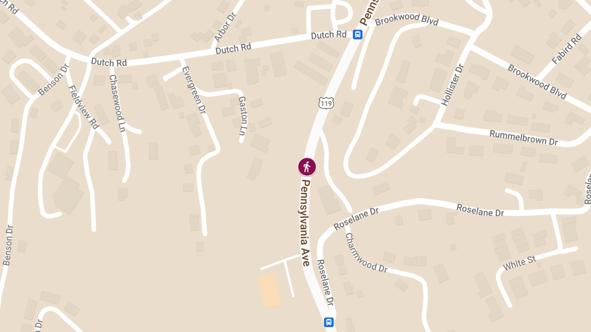 Pedestrian Struck at 4512 Pennsylvania Ave