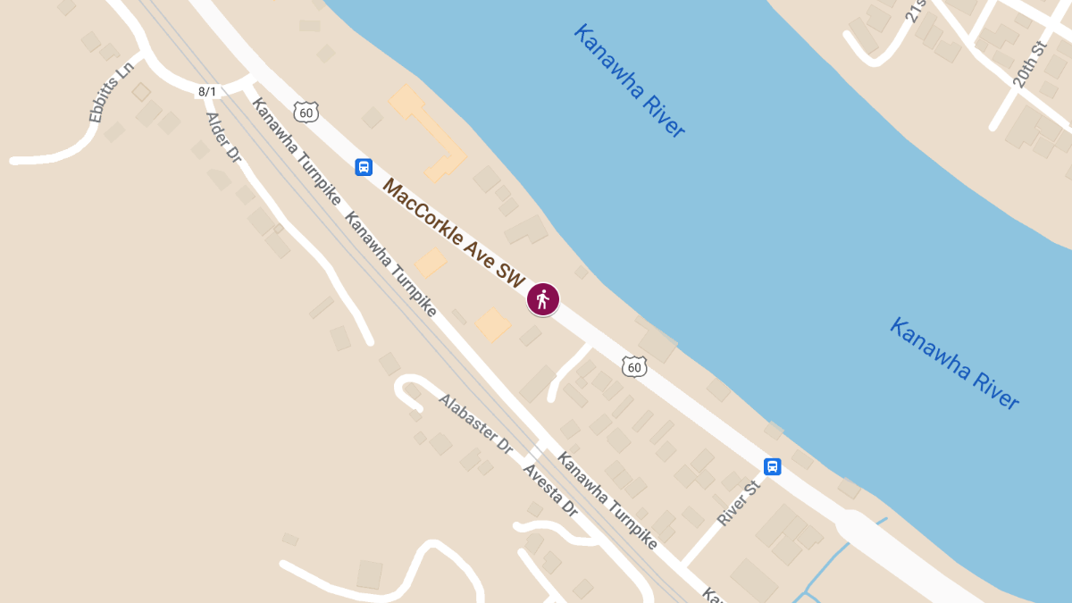 Pedestrian Struck at 5813 MacCorkle Ave SW