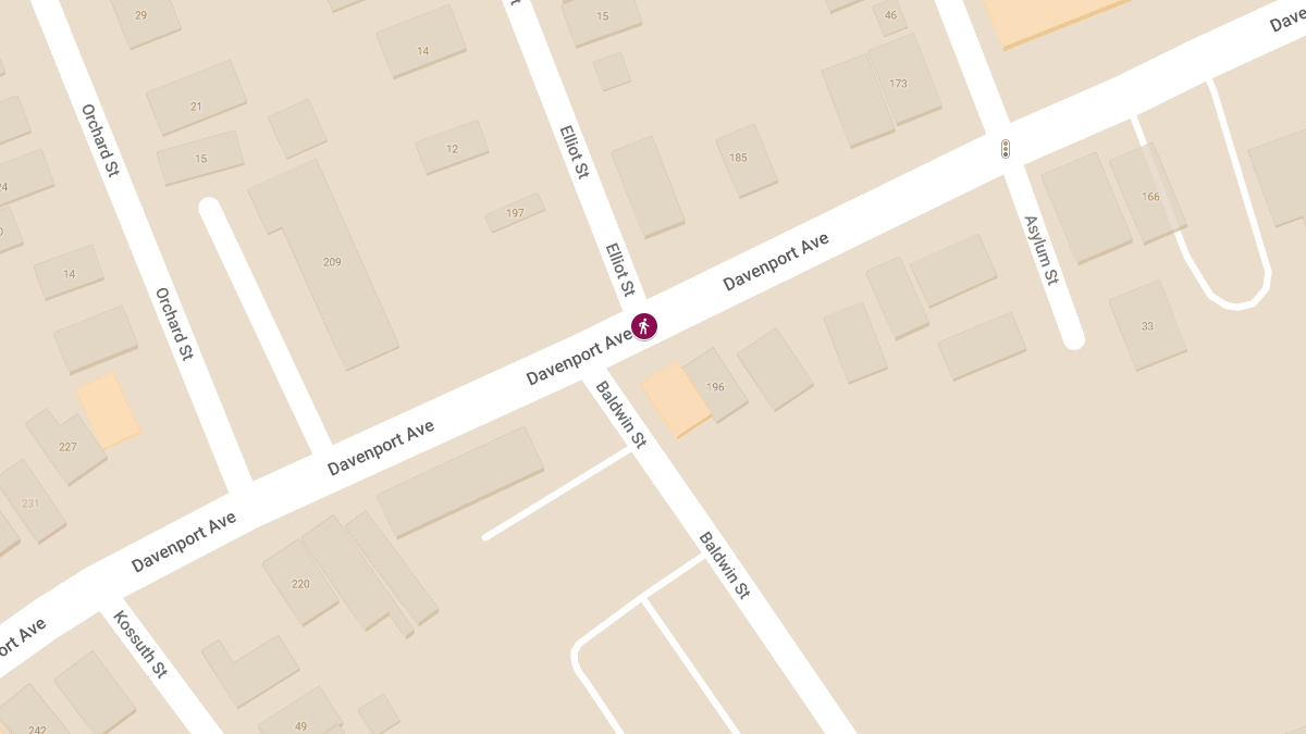 Pedestrian Struck at Davenport Ave & Elliott St