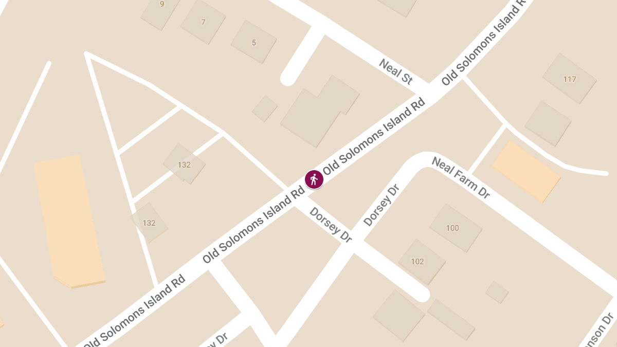 Pedestrian Struck at Dorsey Dr & Old Solomons Island Rd