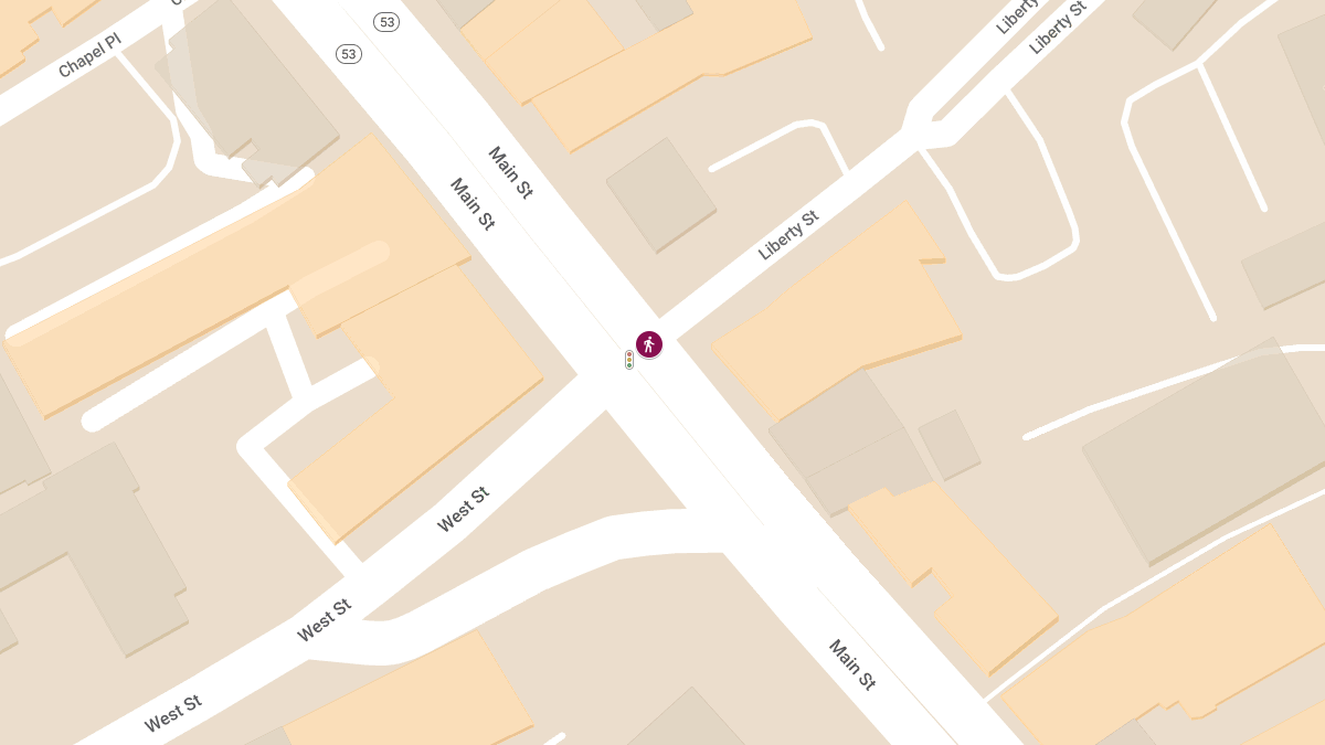 Pedestrian Struck at Main St & Liberty St