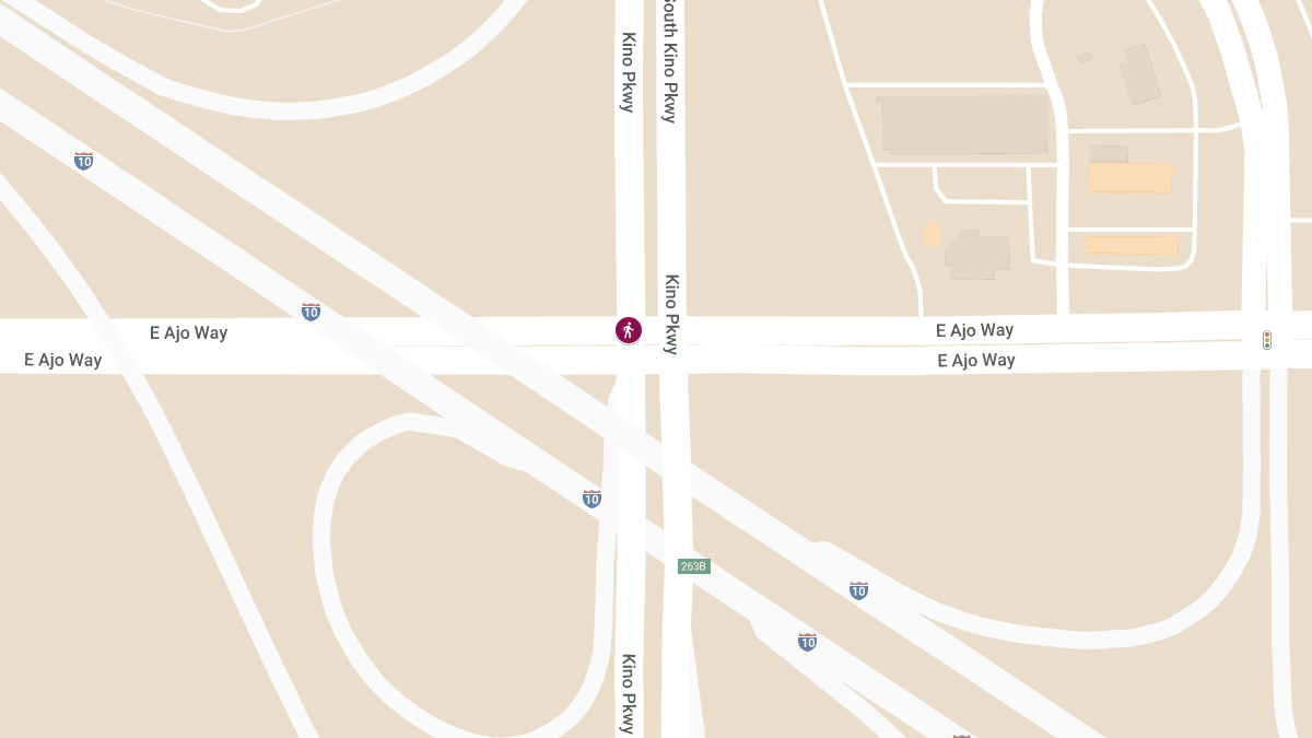 Pedestrian Struck by Vehicle at Ajo and the Kino Pkwy Connection Ramp