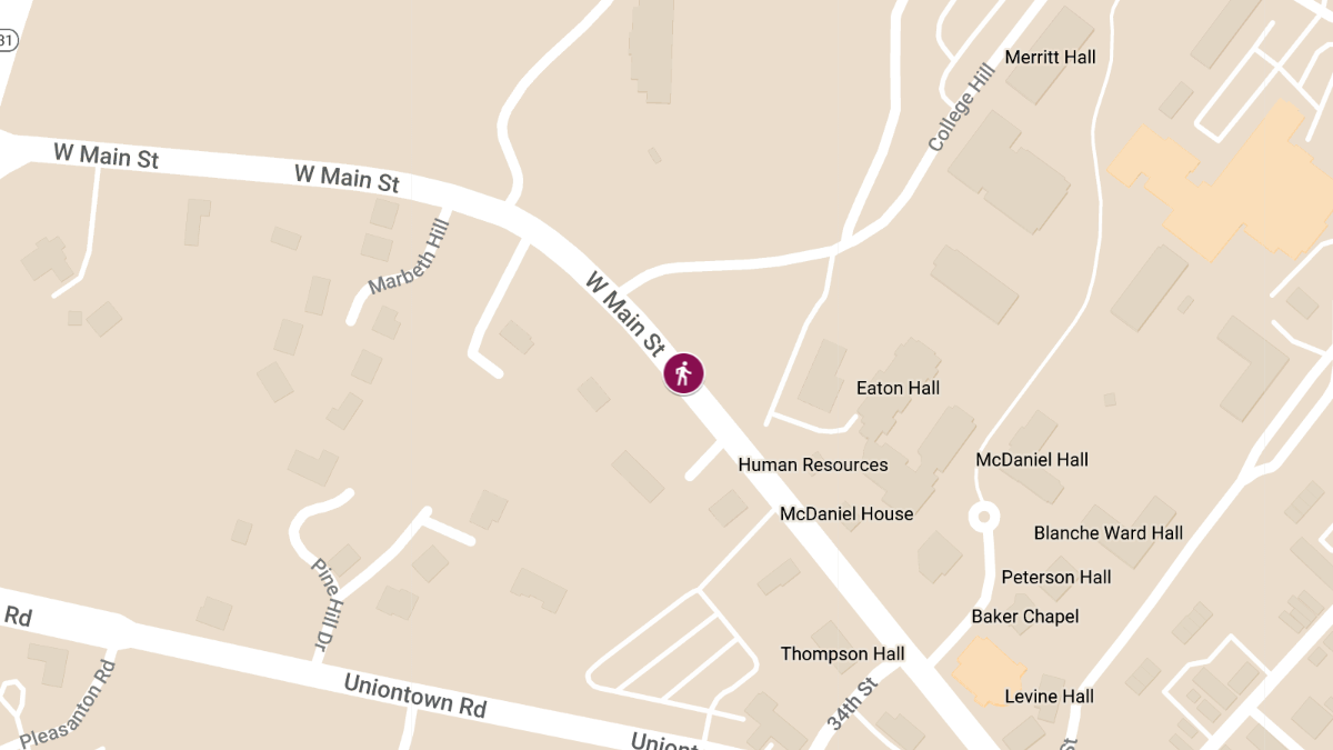 Pedestrian Struck on 100 Block of West Main St