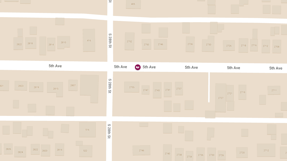 Personal Injury Accident at 2800 Block of 5th Ave