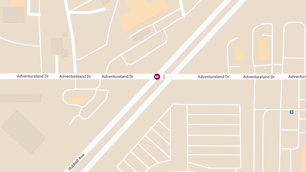 Personal Injury Accident at Hubbell & Adventureland