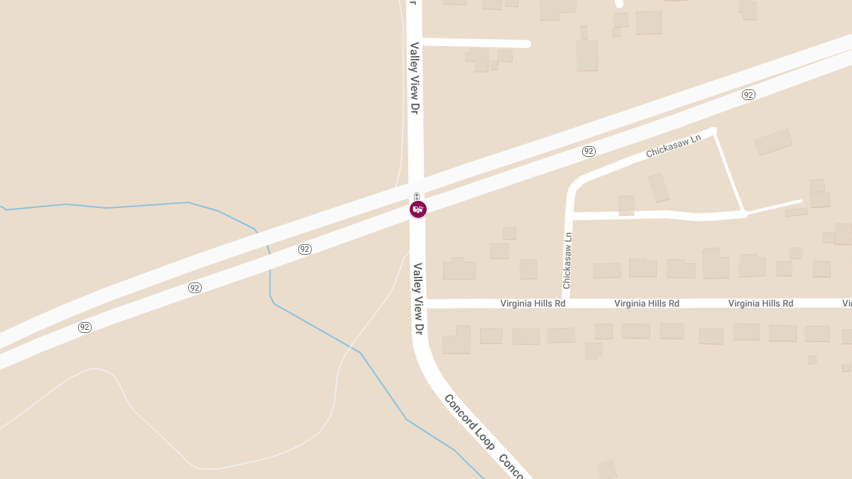 Personal Injury Accident at Valley View & Veterans Memorial