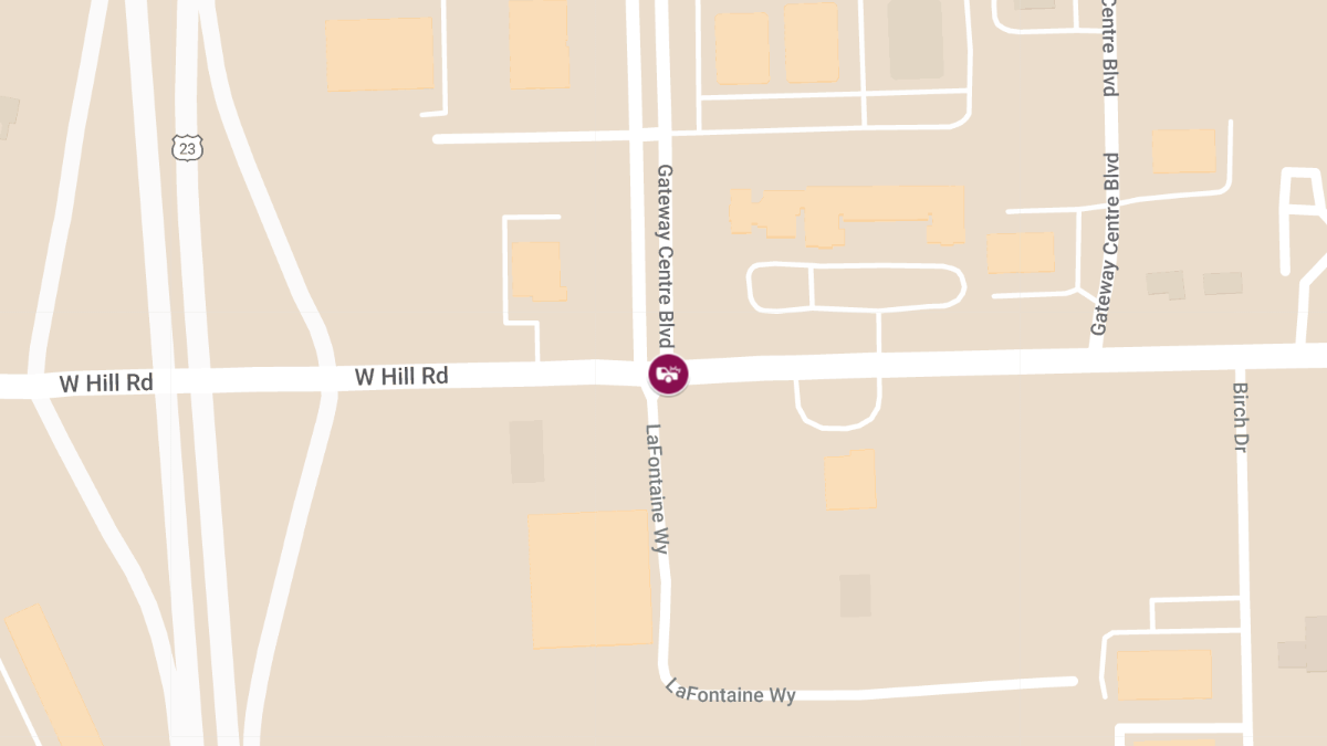 Personal Injury Accident at W Hill Rd & Gateway Centre Blvd