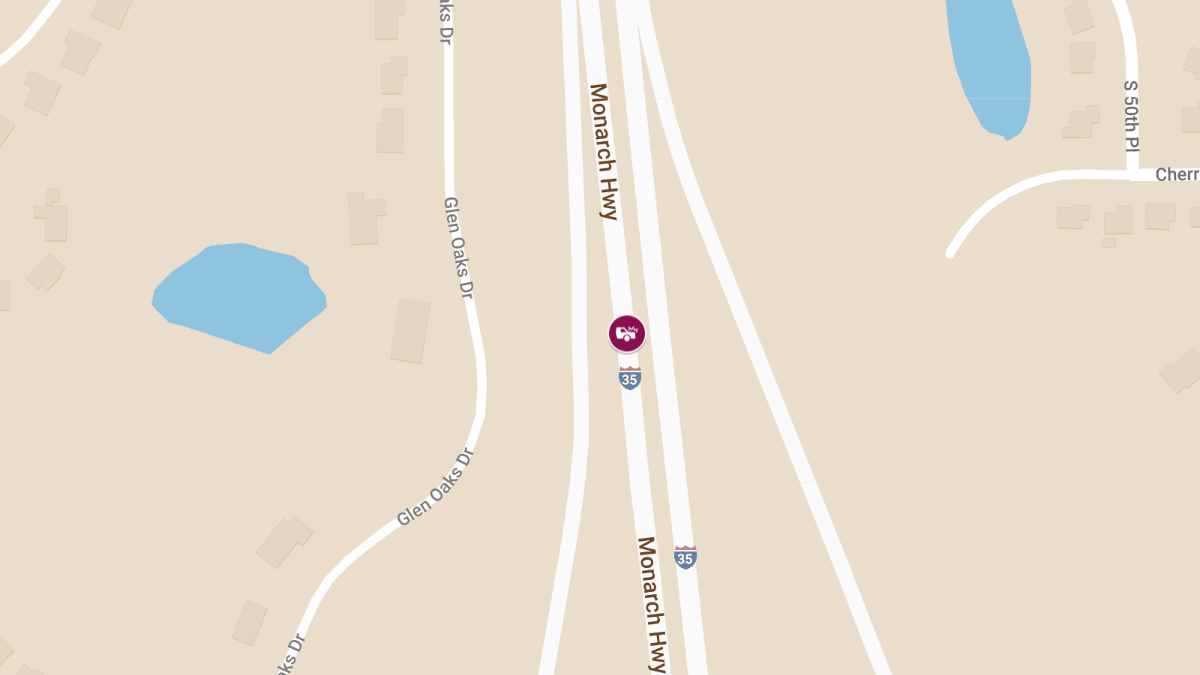 Personal Injury Accident with Entrapment on NB I-35 to EB I-235