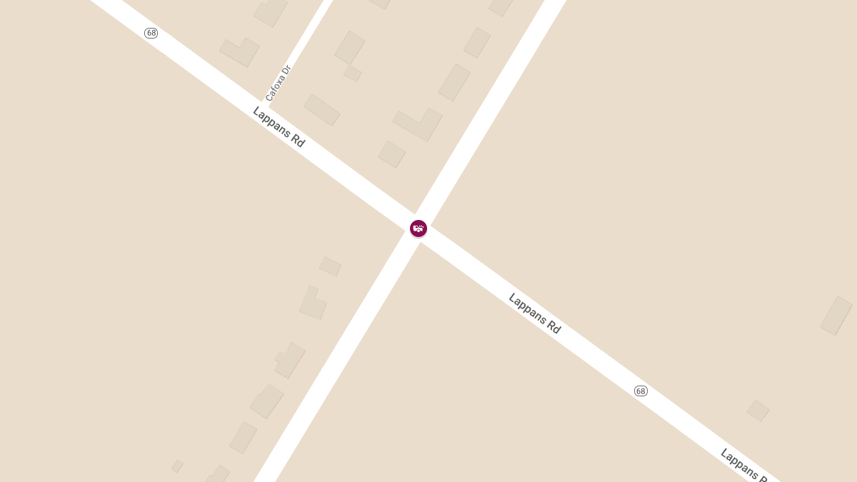 Personal Injury Collision at Downsville Pike & Lappans Rd