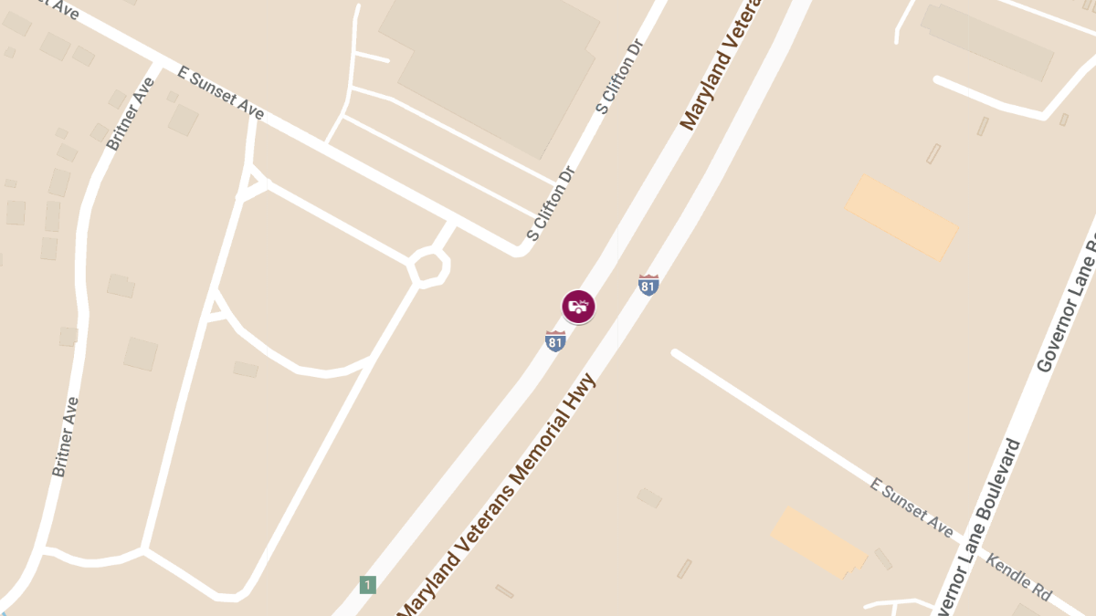 Personal Injury Collision at I-81 SB