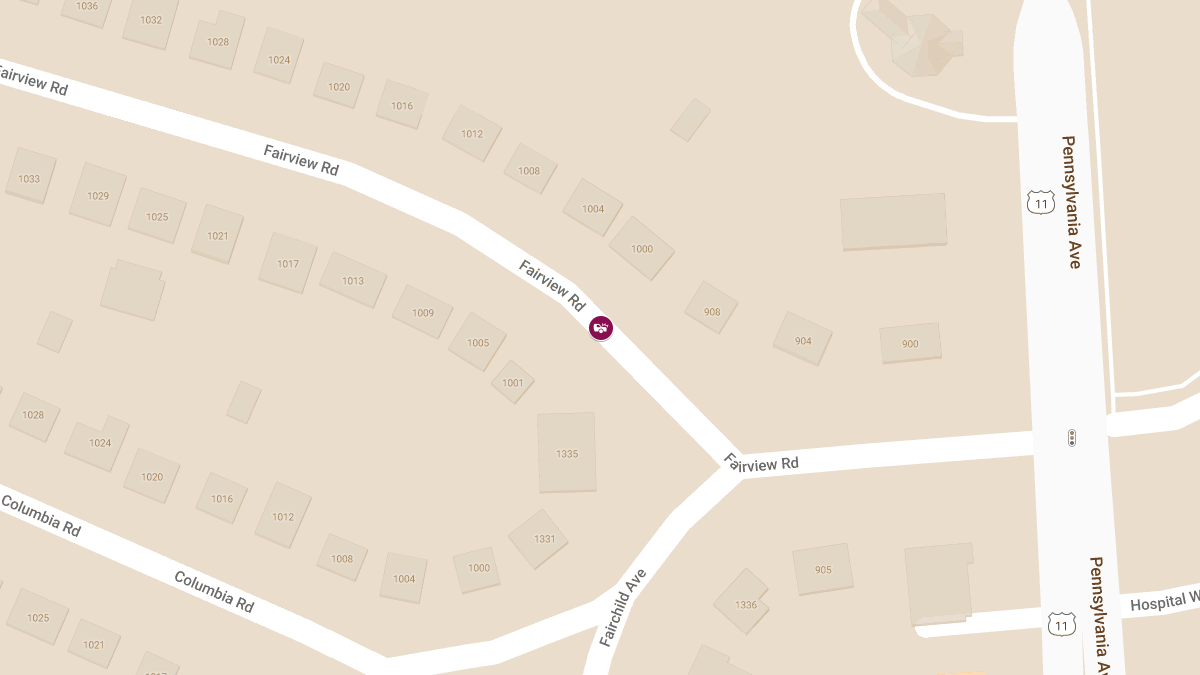 Personal Injury Collision on Fairview Rd