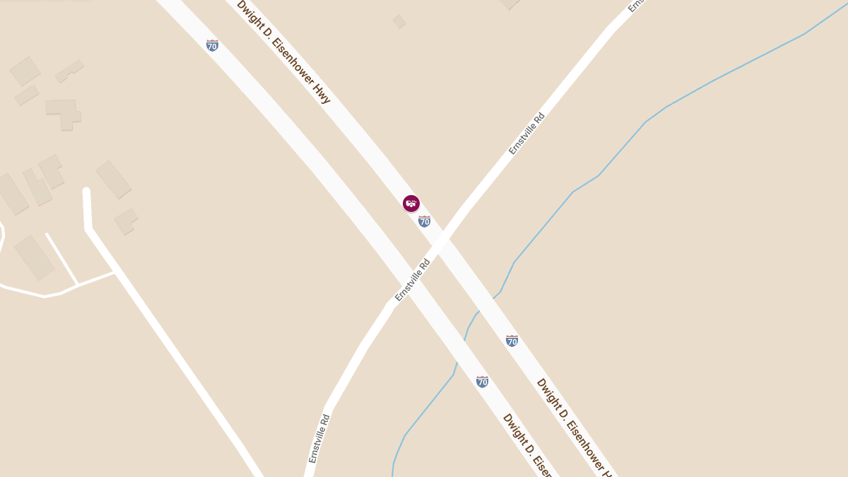 Personal Injury Collision on I-70 WB near 9MM