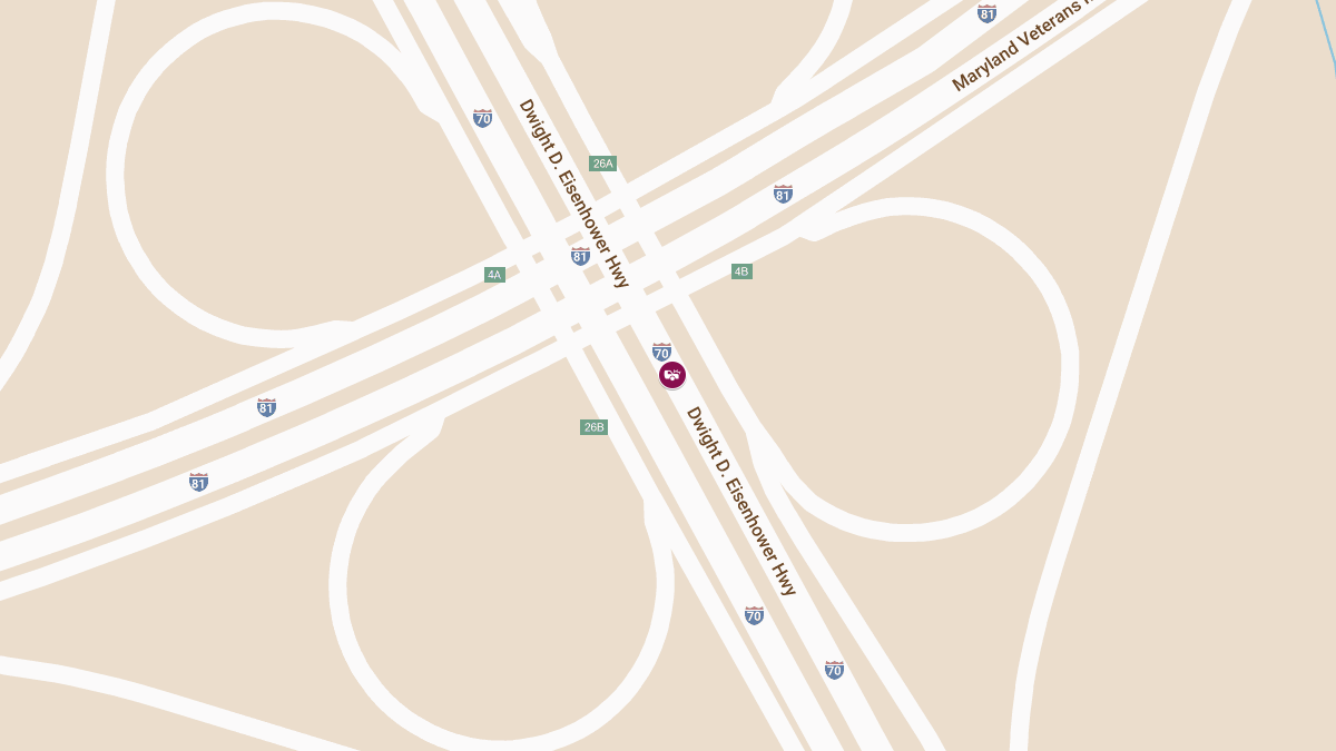 Personal Injury Collision on I-70 Westbound Near Mile Marker 26