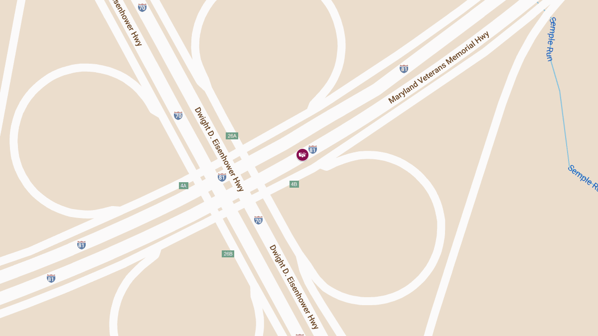 Personal Injury Collision on I-81 Northbound Near I-70