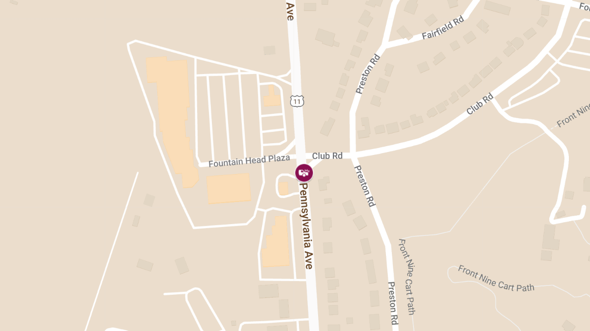 Personal Injury Collision on Pennsylvania Ave Near Club Rd