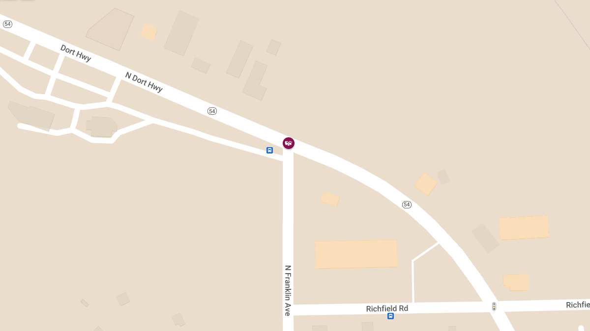 Personal Injury Vehicle Accident at N Dort Hwy & N Franklin Ave