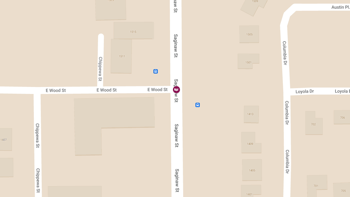 Personal Injury Vehicle Accident at N Saginaw St & E Wood St