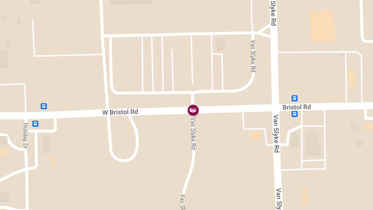 Personal Injury Vehicle Accident at W Bristol Rd & Van Slyke Rd