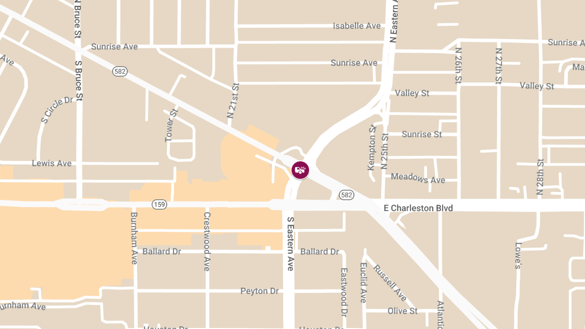 Police Officer Injured in Crash near Eastern Ave & Fremont St