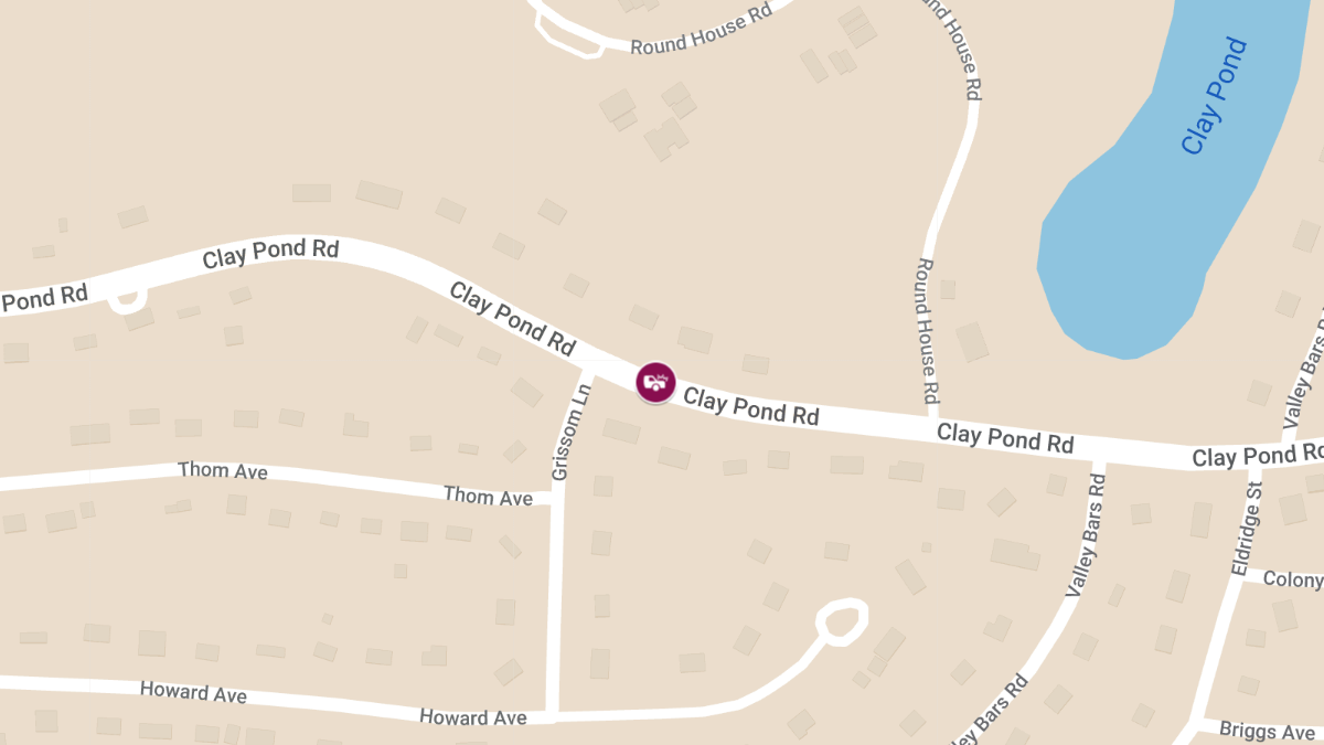 Police Officer Injured in Head-On Crash on Clay Pond Rd