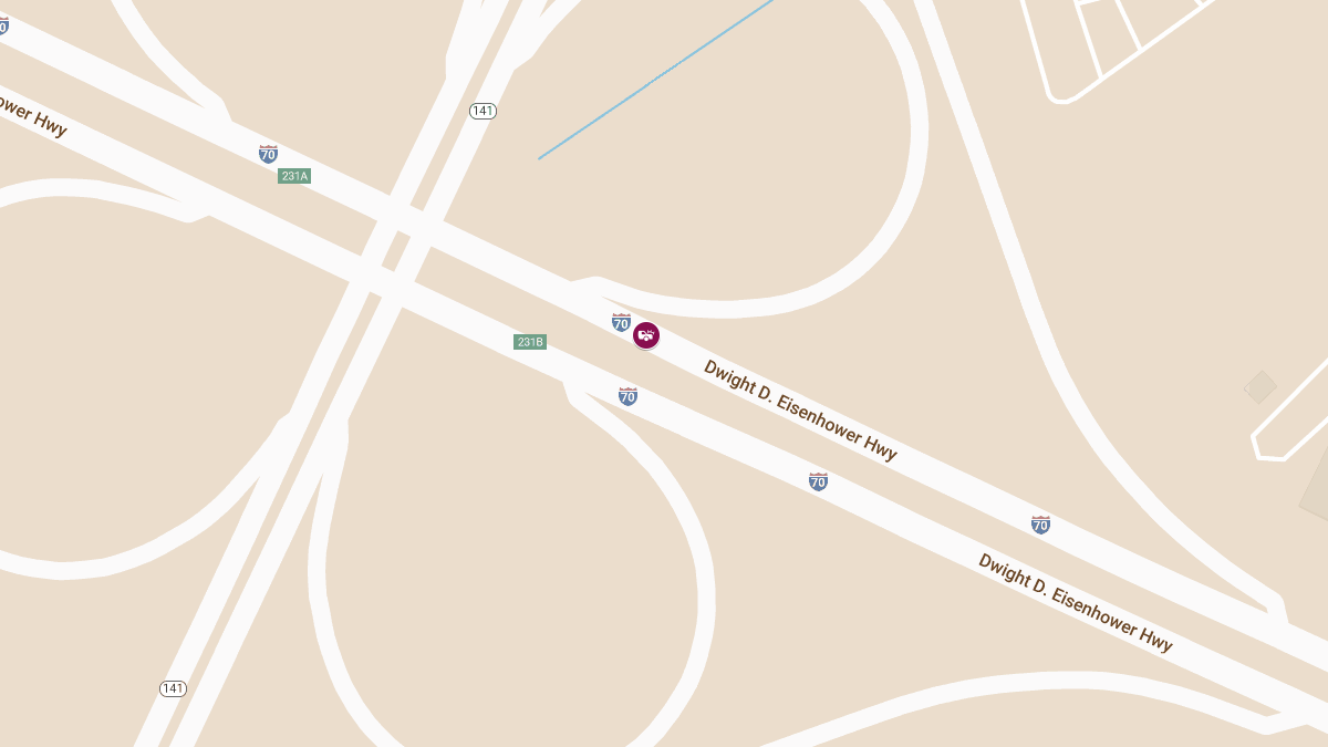 Rear-End Accident at EB I-70, East of Missouri 141