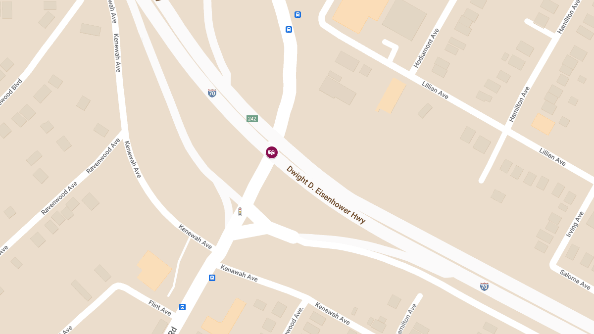 Rear-End Accident with Injuries at Westbound I-70 & Jennings Station