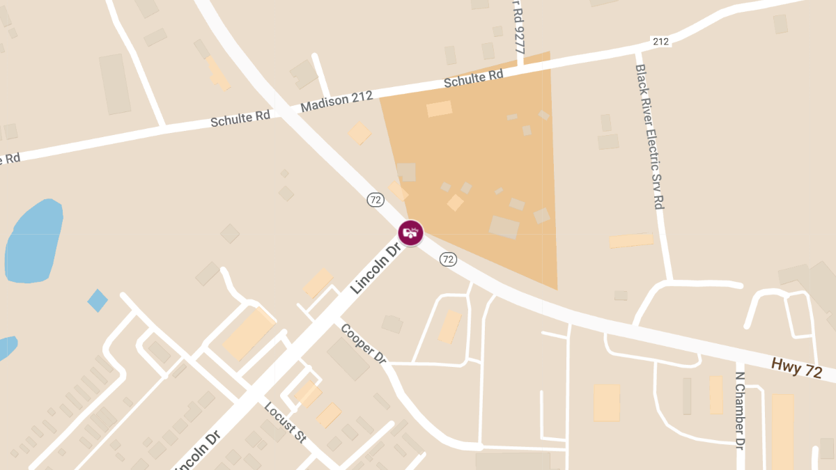 Rear-End Collision at Lincoln Drive & MO 72 in Junction City