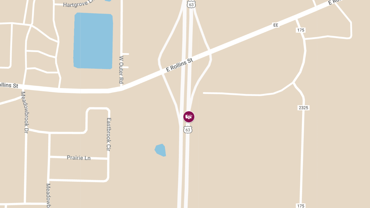 Rear-End Collision with Injuries on NB US 63