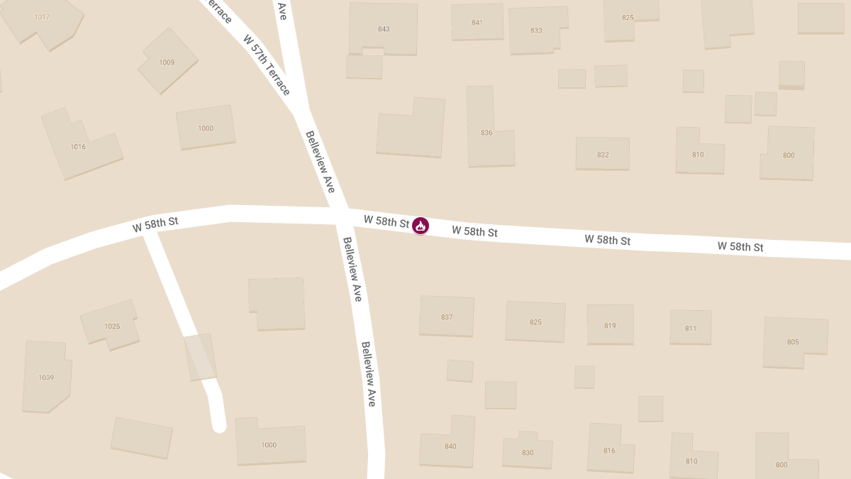 Residential Fire with Injuries on West 58th St