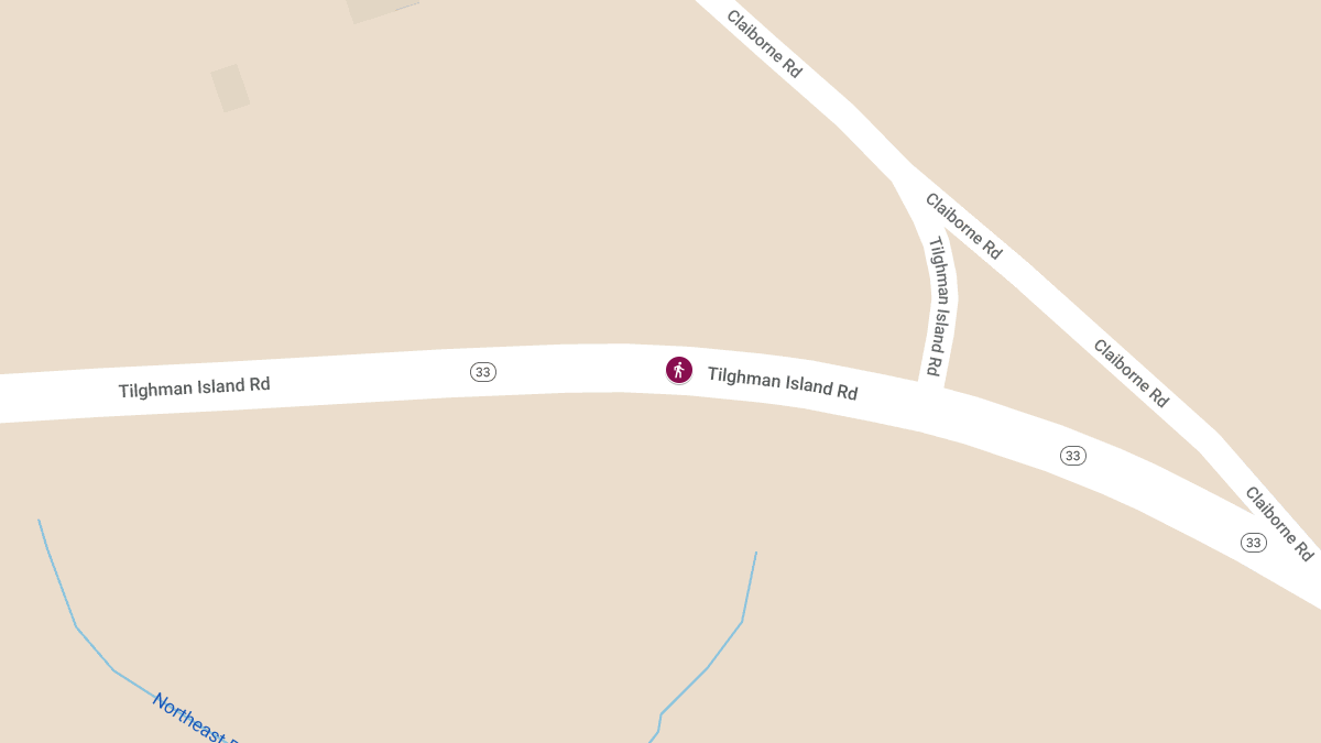 Road Worker Struck on Tilghman Island Rd