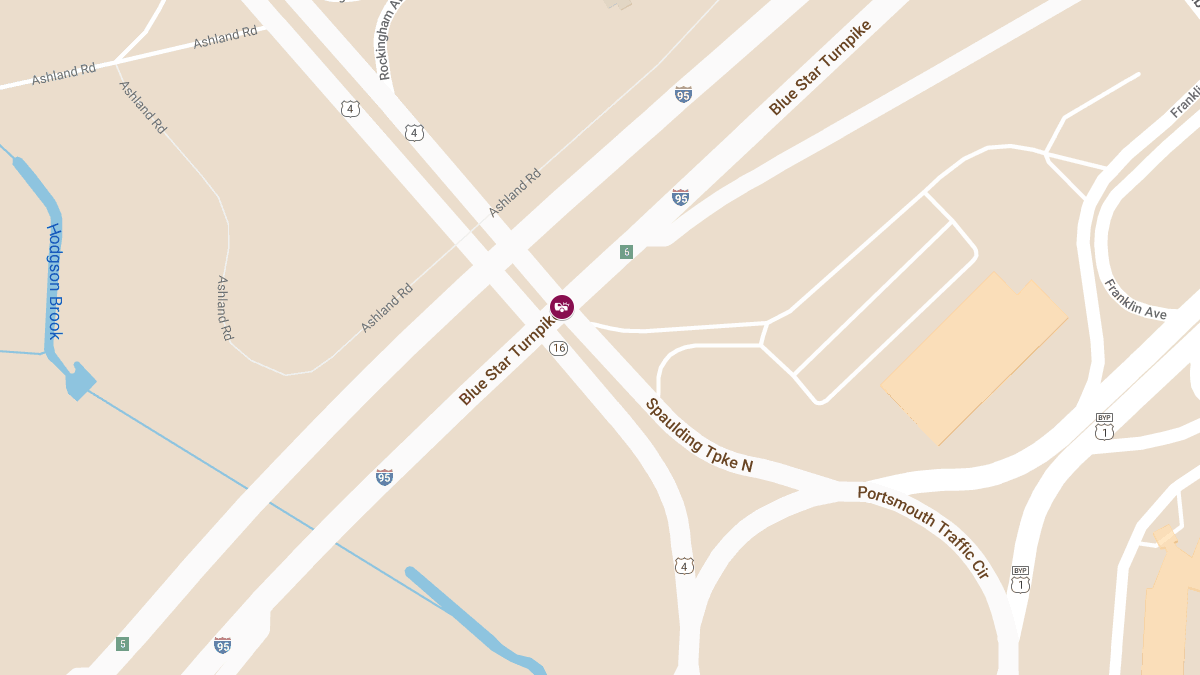 Rollover Accident on I-95 SB On-Ramp at Spaulding Tpke