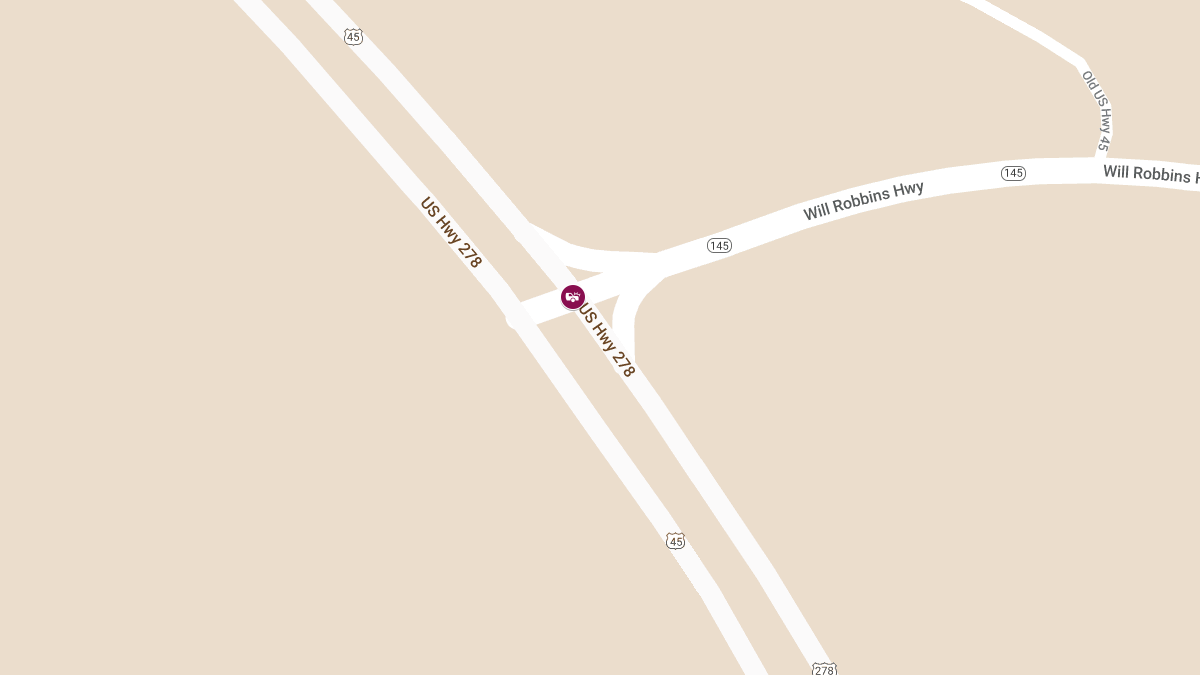 Rollover Accident with Injuries on Hwy 145 at Hwy 45 Southbound On-Ramp