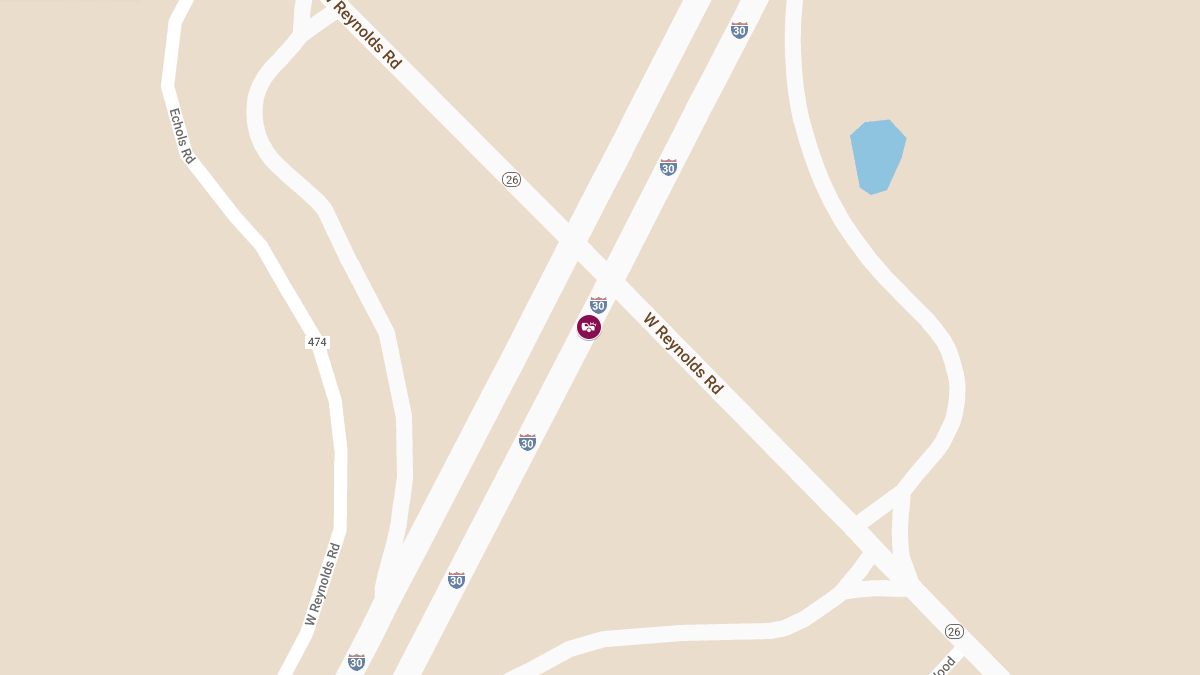 Rollover Accident with Injury on I-30 EB at Mile Marker 56.5