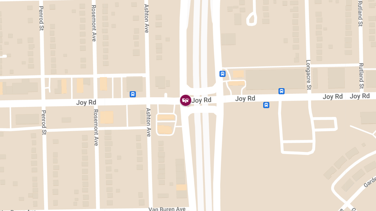 Rollover Collision with Injuries at Southfield Fwy & Joy Rd