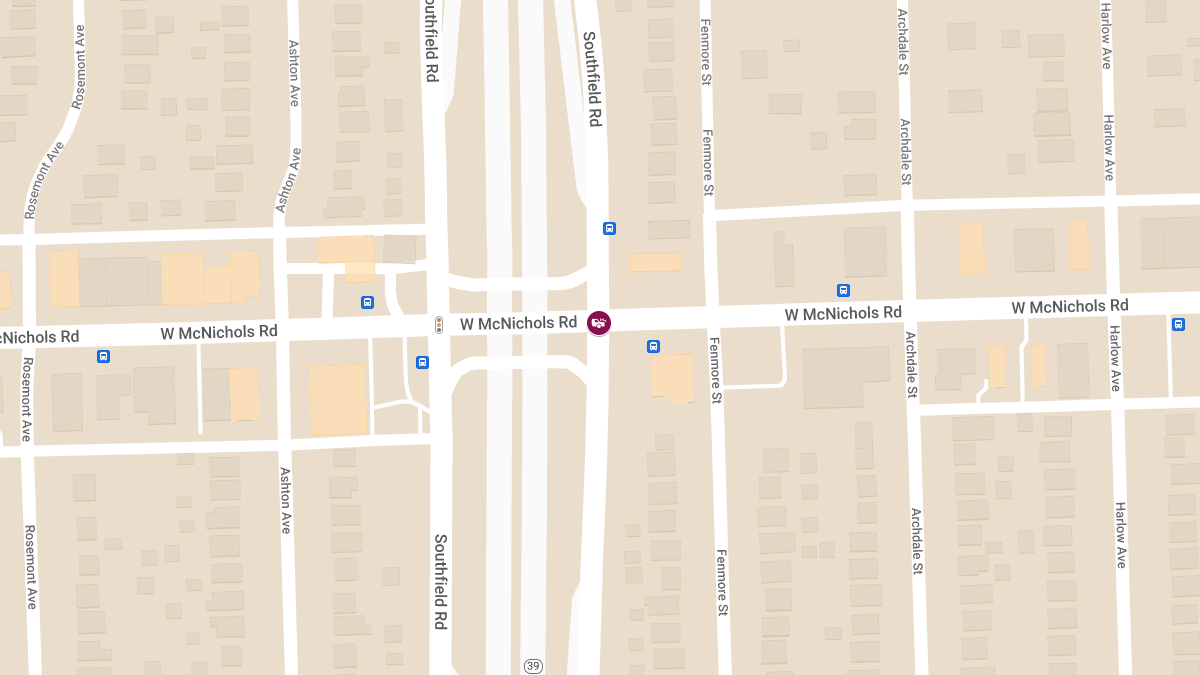 Rollover Collision with Injuries on Southfield Fwy at W McNichols Rd