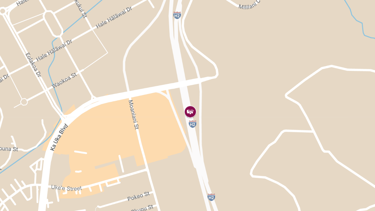 Rollover Crash on H2 Freeway Near Ka Uka Blvd Injures Three