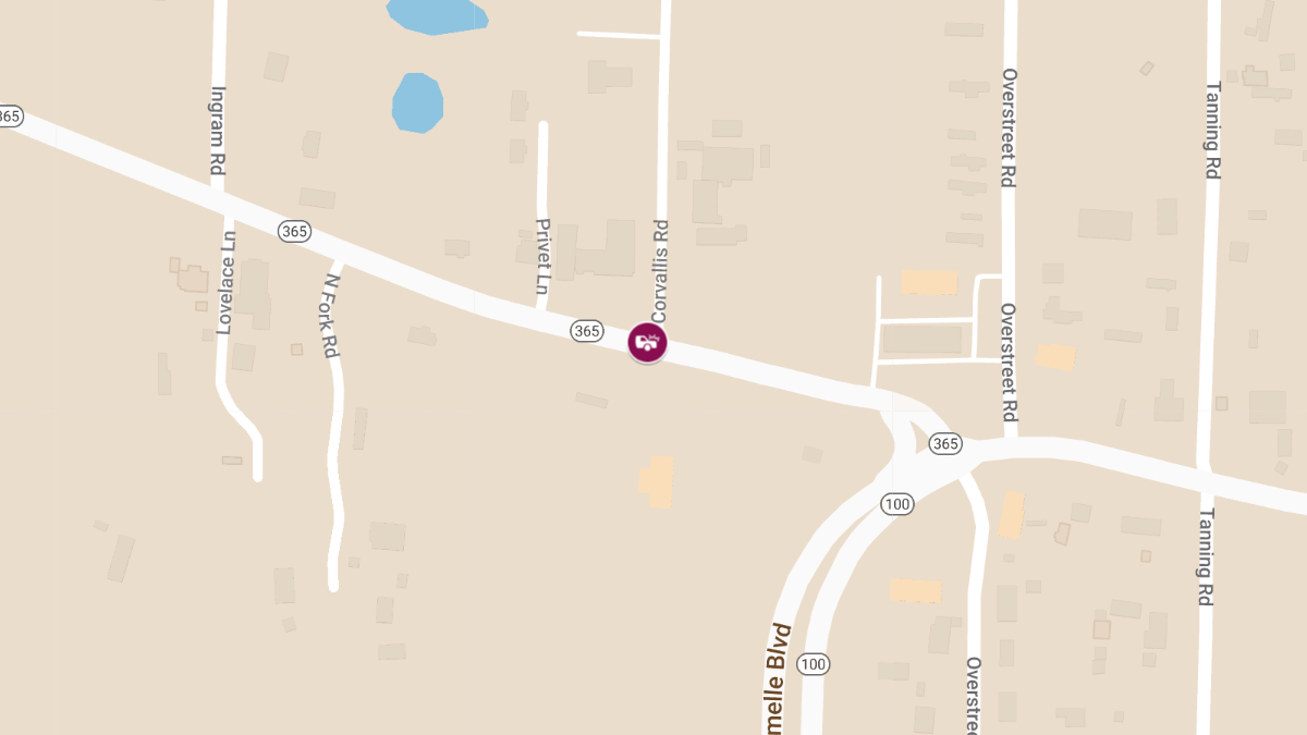 Rollover Crash on Hwy 365 SB West of State Hwy 100 Leads to injuries
