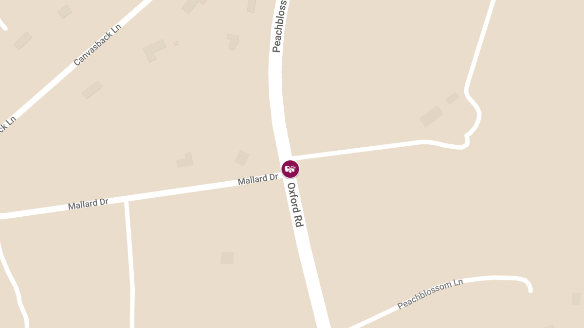 Rollover Crash with Entrapment at Oxford Rd & Mallard Dr