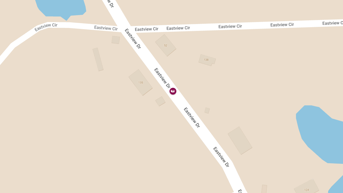 Rollover Crash with injuries on Eastview Dr Near Eastview Cir