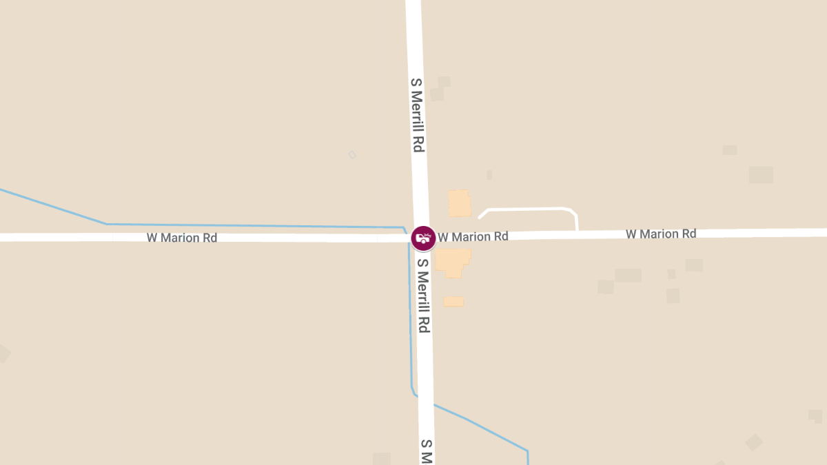 Rollover Injury Accident at Merrill Rd & Marion Rd
