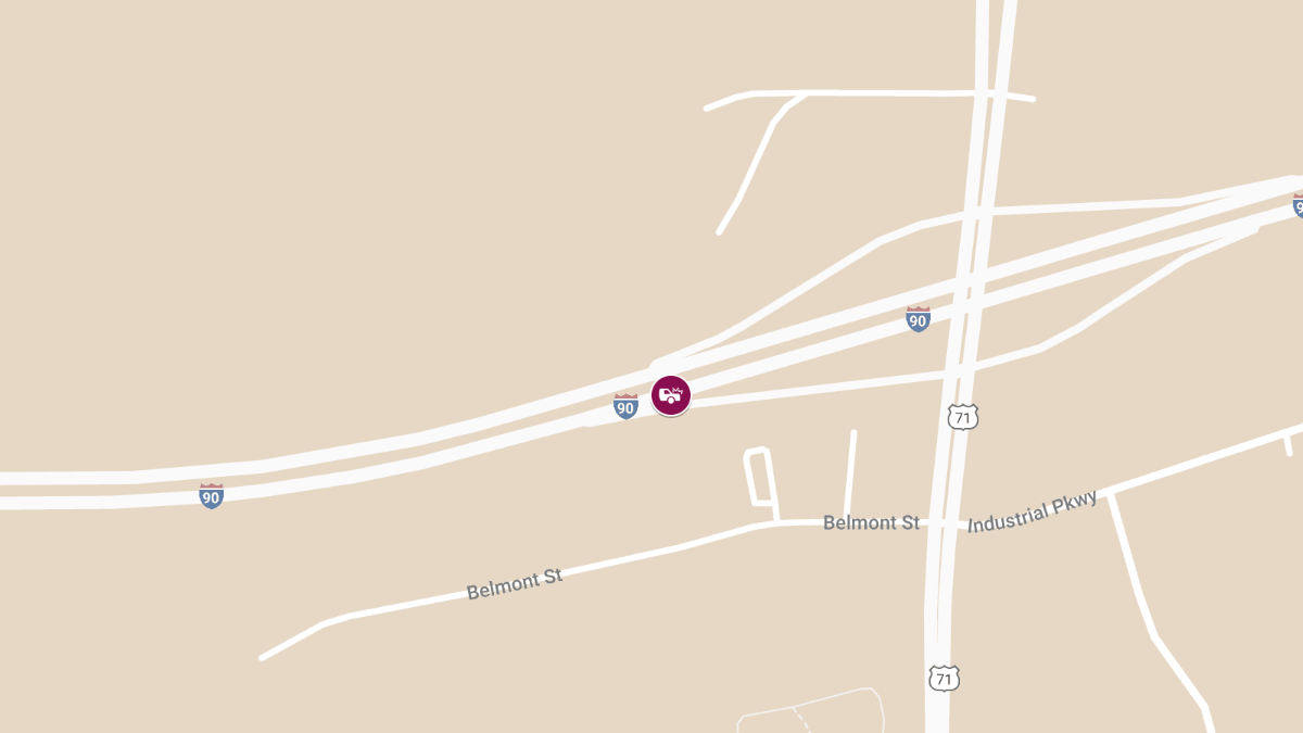 Semi Rollover with Injuries on WB I-90 Near Milepost 80